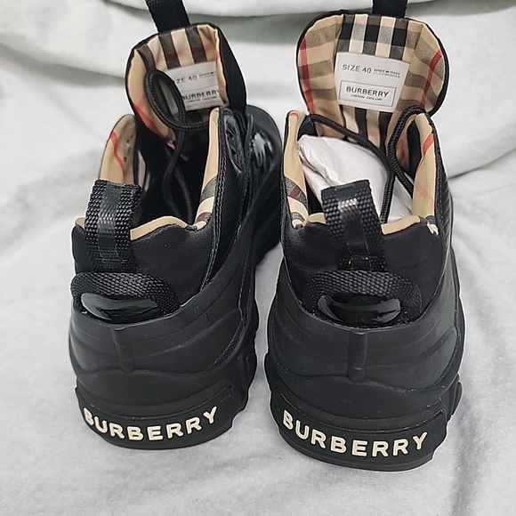Authentic Black Burberry Sneakers